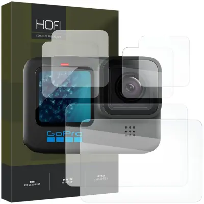 KALJENO STEKLO HOFI GLASS PRO+ 2-SET ZA GOPRO HERO 9 10 11 12 CLEAR