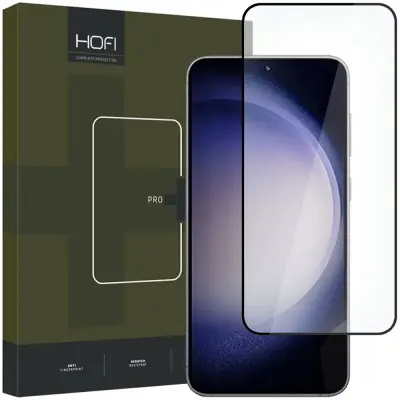 HOFI GLASS PRO+ KALJENO STEKLO ZA GALAXY S23 ČRNO ZAŠČITNO
