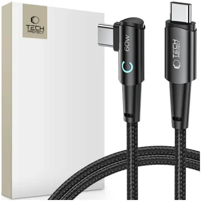 TECH-PROTECT ULTRABOOST TYPE-C KABEL 60W/6A 100CM SIVA ZA TELEFON