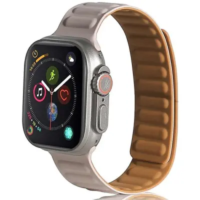 BELINE MAGNETNI PAŠK ZA URO APPLE 42/44/45/49MM SIVA/KAKI
