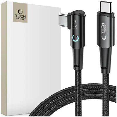 TECH-PROTECT ULTRABOOST TYPE-C KABEL 60W/6A 200CM SIVA ZA POLNJENJE