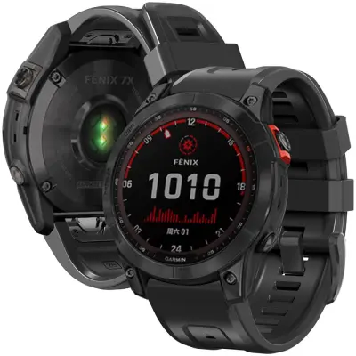 TECH-PROTECT ICONBAND TRAK ZA GARMIN FENIX 3/5X/3HR/5X PLUS/6X/7X ČRN