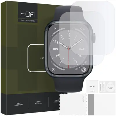 HOFI HIDROGELNA FOLIJA ZA APPLE WATCH 4 5 6 7 8 SE 40 41 MM CLEAR 2-PAK.