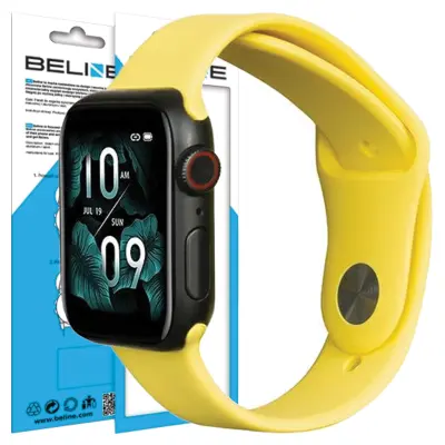 BELINE APPLE WATCH SILIKONSKI PAŠEK 42/44/45/49MM RUMEN