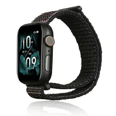 BELINE PAS ZA APPLE WATCH NAJLON 42/45/49MM ČRNO/ČRNO ZA SERIJE 1-8 SE