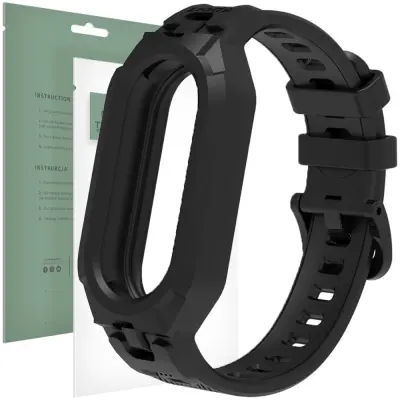 TECH-PROTECT ARMOR TRAK ZA XIAOMI SMART BAND 8 8 NFC ČRN