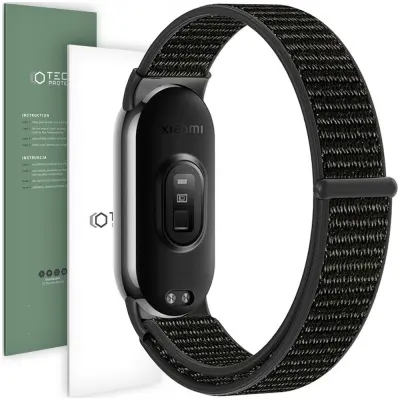 TECH-PROTECT NAJLONSKI TRAK ZA XIAOMI SMART BAND 8 / 8 NFC ČRN