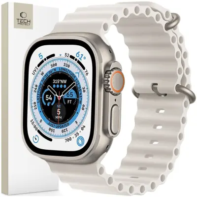 TECH-PROTECT ICONBAND PRO APPLE WATCH 4 / 5 / 6 / 7 / 8 / 9 / SE / ULTRA 1 / 2 (42 / 44 / 45 / 49 MM) BEŽ
