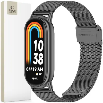 TECH-PROTECT MILANESEBAND ZA XIAOMI SMART BAND 8/8 NFC ČRN