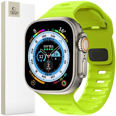 TECH-PROTECT ICONBAND LINE ZA APPLE WATCH 4/5/6/7/8/9/SE/ULTRA 42-49MM LIME