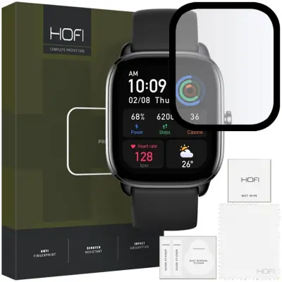 HOFI HYBRID PRO+ HIBRIDNO STEKLO ZA AMAZFIT GTS 4 MINI ČRNO 0,33MM