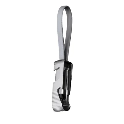 4-v-1 večnamenski polnilni kabel z odpiračem za steklenice in stojalom Sliver+Black