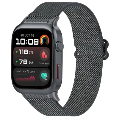 Huawei Watch D2 Najlonska Elastična Pasica: Nastavljiv & Tkani Pašček DarkGrey