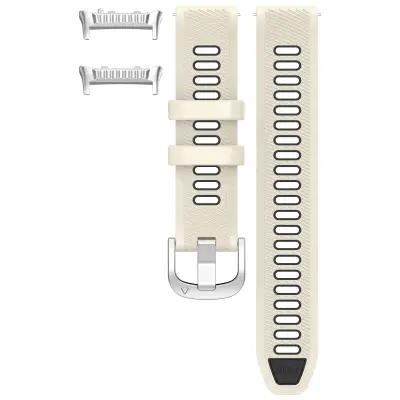 Eleganten silikonski pašček za Huawei Watch D2 Beige+Black