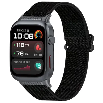 Huawei Watch D2 Najlonska Elastična Pasica: Nastavljiv & Tkani Pašček Black