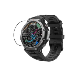 Zaščitna folija za zaslon Amazfit T-Rex 3 (2 kom) - mehka, 3D ukrivljena, HD čista, združljiva z ovitkom