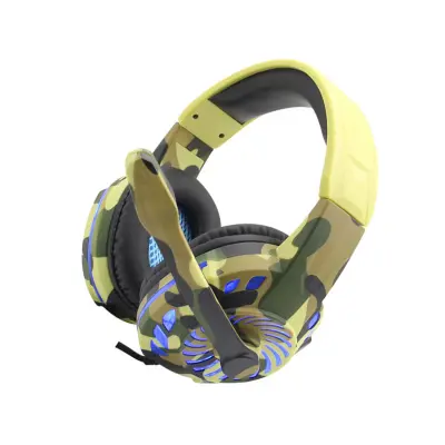 Žične slušalke: Poglobljena izkušnja igralnega zvoka LightYellow