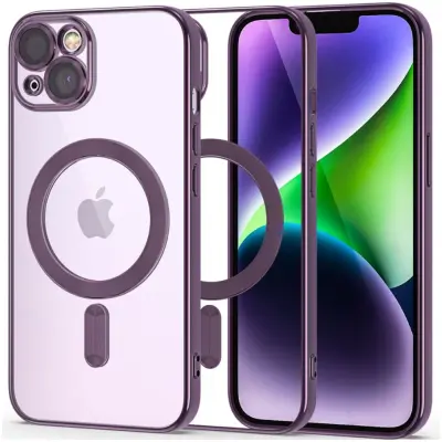 TECH-PROTECT MAGSHINE ZA MAGSAFE OVITEK ZA IPHONE 14 VIOLETNA ZAŠČITA