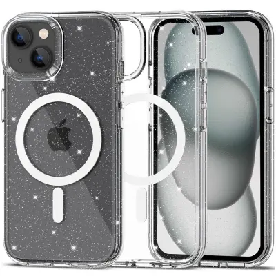 OVITEK TECH-PROTECT FLEXAIR ZA MAGSAFE IPHONE 15 PROZOREN OVITEK Z BLEŠČICAMI