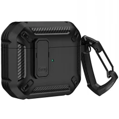 ETUI TECH-PROTECT X-CARBO ZA APPLE AIRPODS PRO 1/2 ČRNA ZAŠČITA