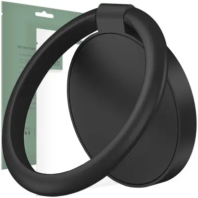 TECH-PROTECT MAGNETNI OBROČ ZA TELEFON ČRN ZA MAGNETNE TELEFONE