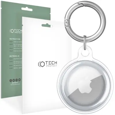 TECH-PROTECT ICON CLEAR CASE ZA APPLE AIRTAG ZAŠČITNI POKROV