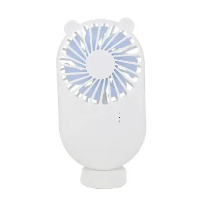 Mini Ročni Usb Ventilator (Bel), Primeren Za Notranjo In Zunanjo Uporabo