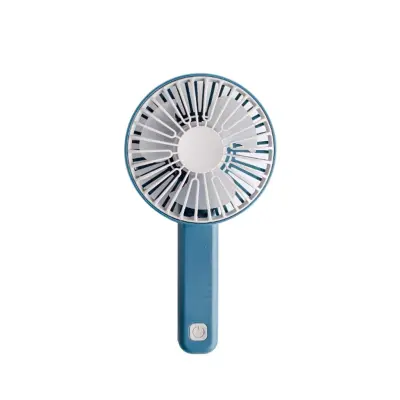 Prenosni Mini Ventilator Usb, Ročni Ventilator Za Polnjenje (Moder), Primeren Za Notranjo In Zunanjo Uporabo