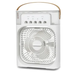 Mini Zračni Hladilnik Usb Namizni Ventilator Za Potovanje V Pisarno, Dom, Spalnico (Bel)