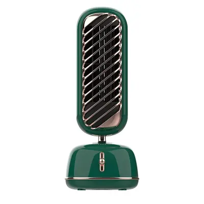Namizni Ventilator Z Nihajočo Glavo, Prenosni Usb Ventilator, Namizni Hladilni Ventilator Za Pisarniško Spalnico - Zelen