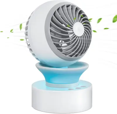 Električni Namizni Ventilator Namizni Tihi Hladilni Ventilatorji Za Spalnico, Pisarno Na Prostem