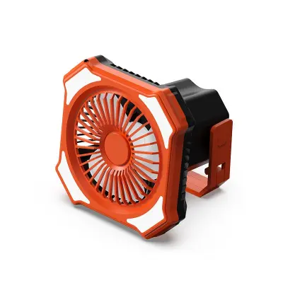 Prenosni Ventilator Z Led Lučko Za Kampiranje Na Prostem