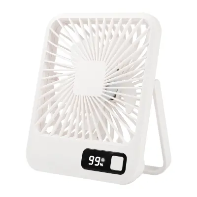 Prenosni Namizni Ventilator Namizni Ventilator Za Ponovno Polnjenje Z Digitalnim Zaslonom