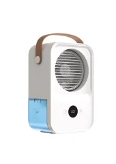 Beli Ventilator Za Hlajenje Zraka, Prenosna Klimatska Naprava, Nizkošumni Namizni Ventilator