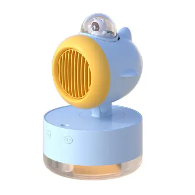 Namizni Ventilator, Mehka Nočna Lučka, Prenosni Mini Ventilator, Vodno Hlajen Ventilator S Pršenjem Led