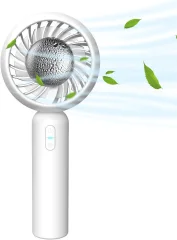 Ročni Ventilator, Močan Mini Hladilni Ventilator, Bel