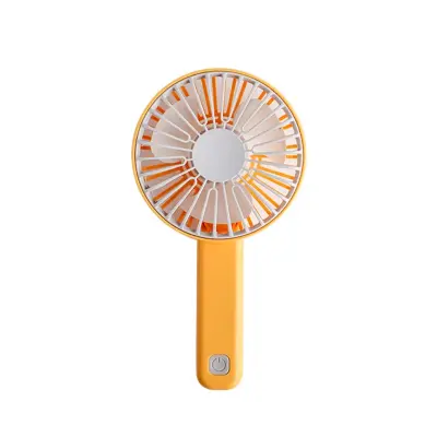 Prenosni Mini Usb Polnilni Ročni Ventilator-Rumen, Primeren Za Notranjo In Zunanjo Uporabo
