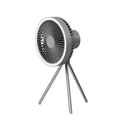 Namizni Usb Ventilator Za Polnjenje, Prenosni Zunanji Led Ventilatorji Za Kampiranje S Kovinskim Stojalom