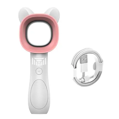 Prenosni Ročni Hladilni Ventilator Brez Lopatic, Mini Ventilator Usb, Namizni Ventilator Brez Lopatic, Tihi 3 Hitrosti (Ljubka Bela)