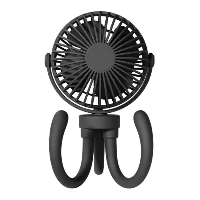 Ročni Prenosni Ventilator S Prilagodljivim Stojalom (Črn), Primeren Za Notranjo In Zunanjo Uporabo