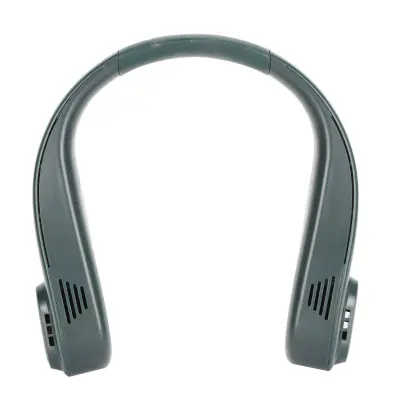 Tihi Viseči Vratni Ventilator Usb (Zelen)