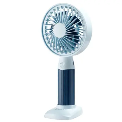 Prenosni Mini Usb Ročni Ventilator (Moder), Primeren Za Notranjo In Zunanjo Uporabo
