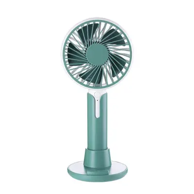 Prenosni Usb Polnilni Ročni Ventilator (Zelen), Primeren Za Notranjo In Zunanjo Uporabo