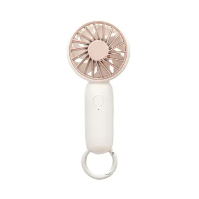 Prenosni Ventilator S Karabinom Za Hlajenje Zraka (Bel), Primeren Za Notranjo In Zunanjo Uporabo