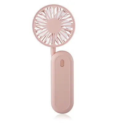 Prenosni Vratni Ventilator, (Roza) Mini B Vratni Ventilator, 360° Prosto Vrtenje, Polnilna Baterija 1200 Mah
