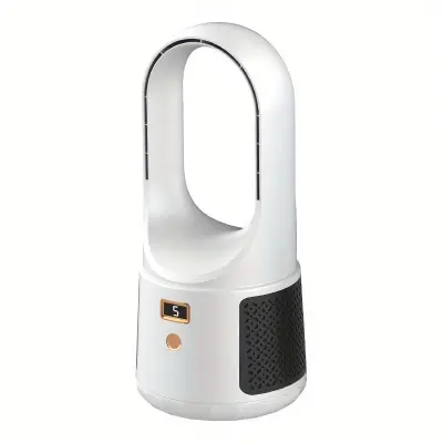 1Pcs Prenosni Namizni Ventilator Brez Rezil Led Zaslon Tihi Ventilator Za Spalnico Pisarna Doma Na Prostem