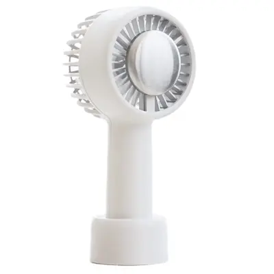 Usb Ventilator Za Polnjenje Trepalnic (Bel), Primeren Za Notranjo In Zunanjo Uporabo