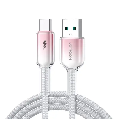 JOYROOM USB-A NA USB-C KABEL 3A 1,2M BEL S-A42 ZA TELEFONE, POLNILNIKE
