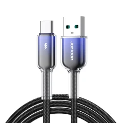 JOYROOM KABEL 3A USB-A NA USB-C 1,2M ČRNO OVITEK POLNILEC ZA TELEFON
