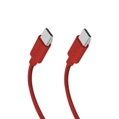 SBS KABEL TECABLETISSUETCCR USB-C NA USB-C 1,5M 60W V OPOLOCIE RDEČI